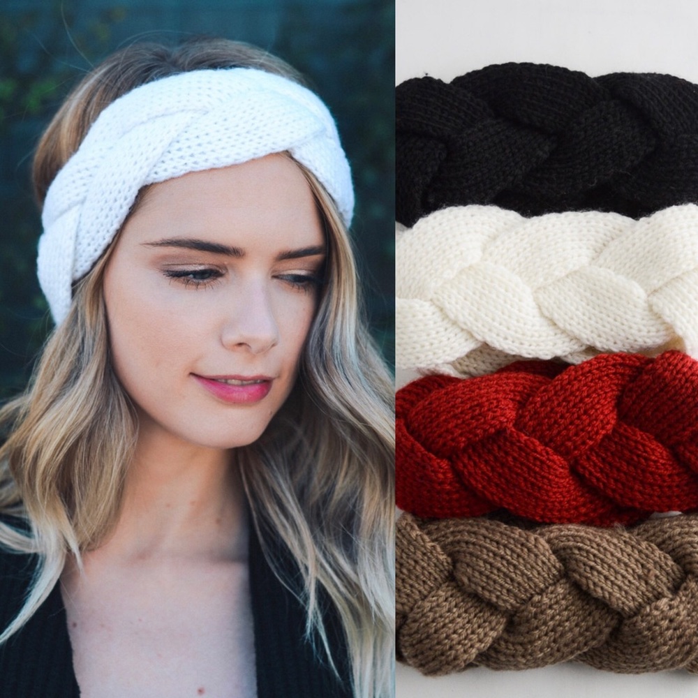 Braided Knit Headband - Picture 4 of 4